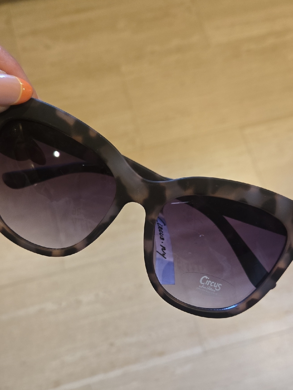 New Circus by Sam Edelman Tortoise Shell Matte Sunglasses
